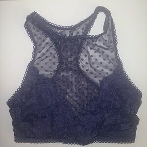 Victoria's Secret Navy Lace Mesh Bralette